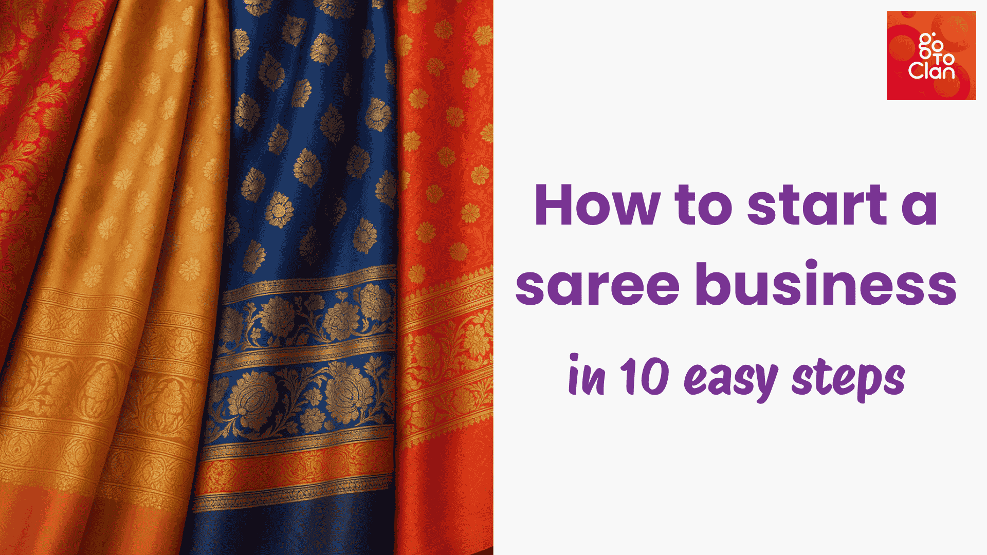 How To Start Saree Business From Home? 10 steps guide