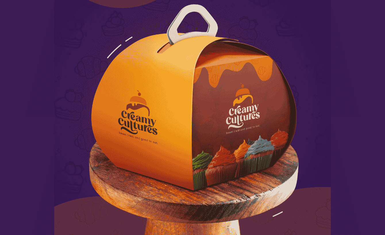 Food Packaging Design of a bakery brand