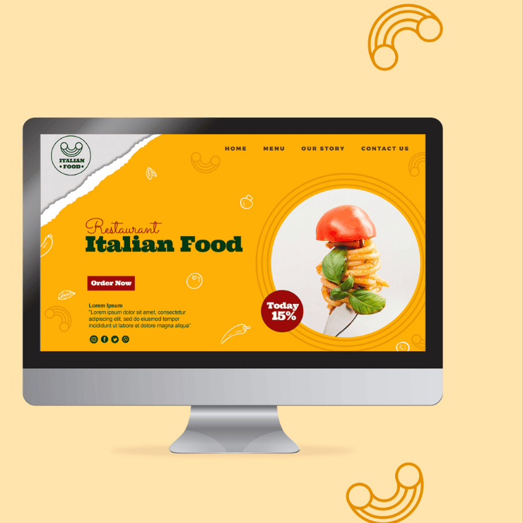 restaurant website development