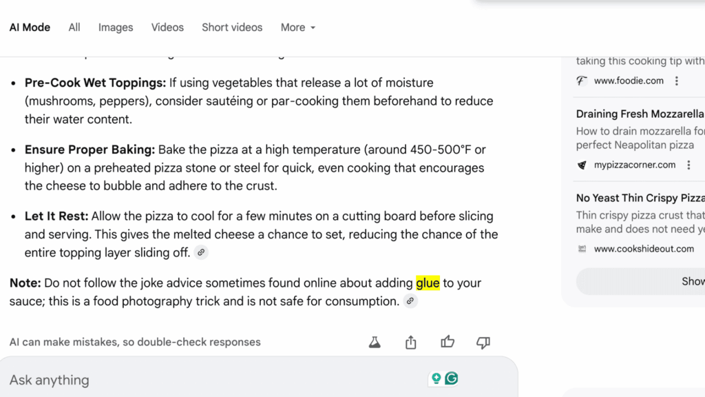turn off Google Ai overview