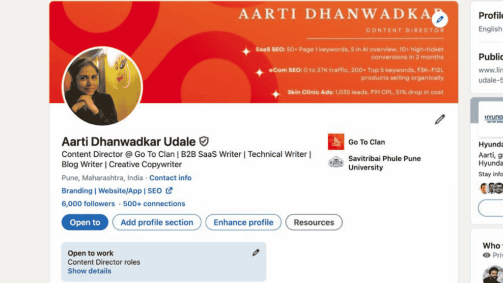 LinkedIn personal branding