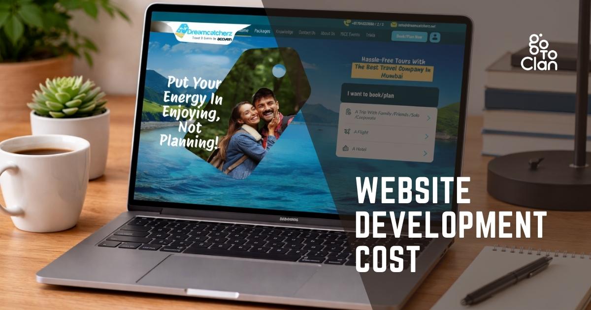 Website development cost in India