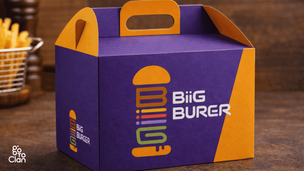 food package design- burger packaging