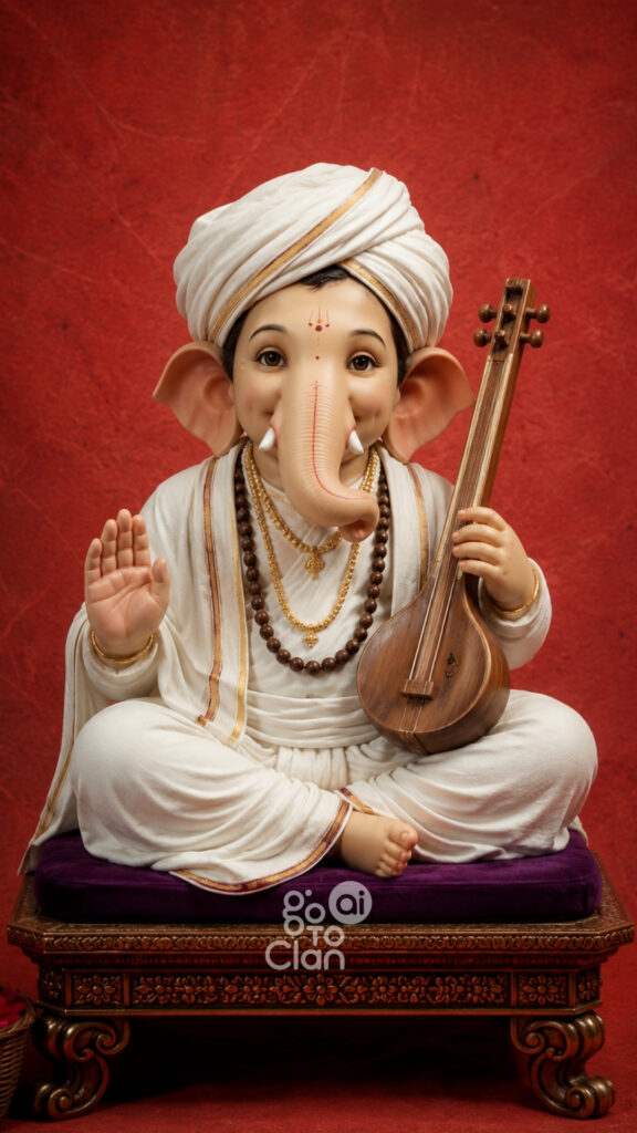 eco friendly Ganesha idol